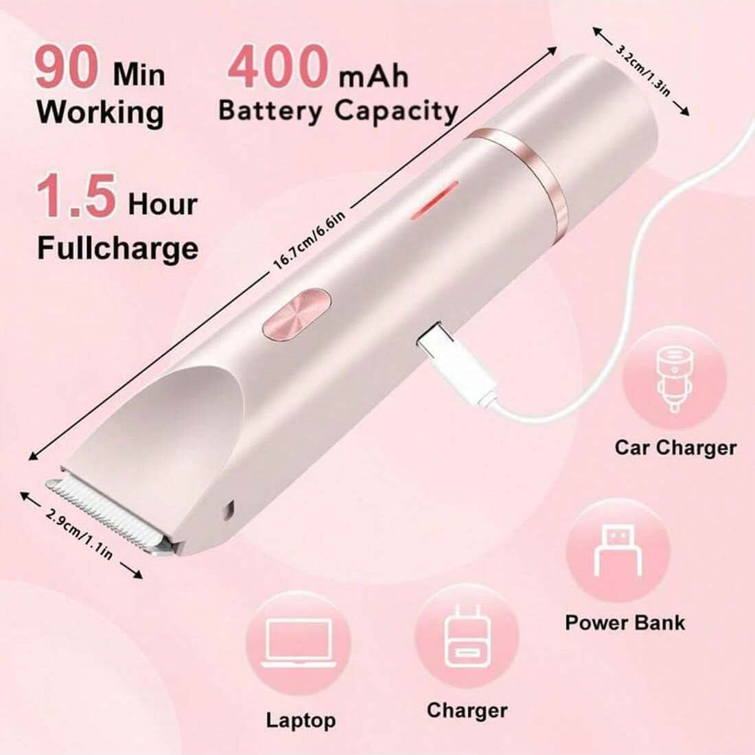 BeautyBloom™ 2-in-1 Shaver