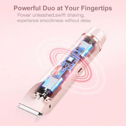 BeautyBloom™ 2-in-1 Shaver